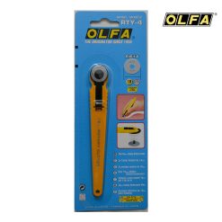 Dao cắt tròn xoay OLFA RTY-4 (172B) (18mm) | Dao cắt vải phim giấy mỏng | Dao cắt công nghiệp