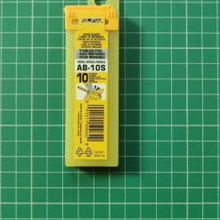 OLFA AB-10S | Hộp 10 lưỡi dao tiêu chuẩn bằng thép không gỉ (9mm)