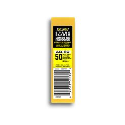 OLFA AB-50 (SB50K) | Hộp 50 lưỡi dao OLFA màu bạc tiêu chuẩn (9mm)