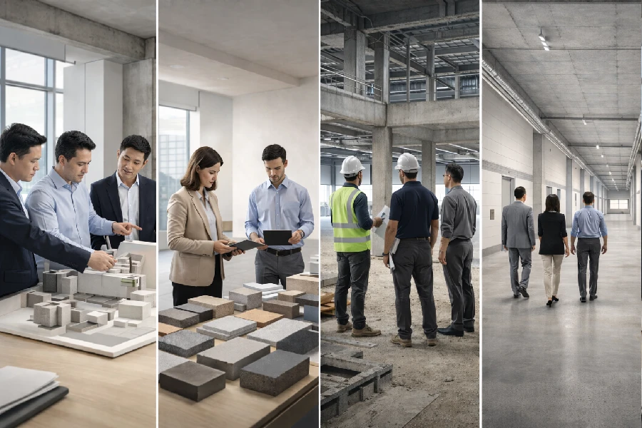 Các giai đoạn trong công trình xây dựng