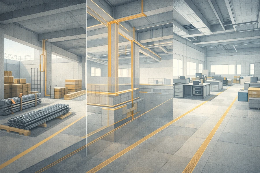 Logic thi công nghiệm thu vận hành dự án FDI và chuỗi thương mại